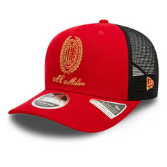 New Era - AC Milan New Era Heritage Gold Original Fit 9FIFTY Stretch-Snap Hat - Red