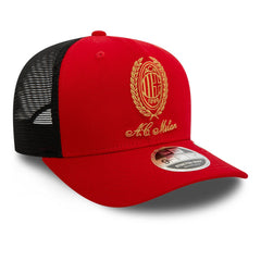 New Era - AC Milan New Era Heritage Gold Original Fit 9FIFTY Stretch-Snap Hat - Red