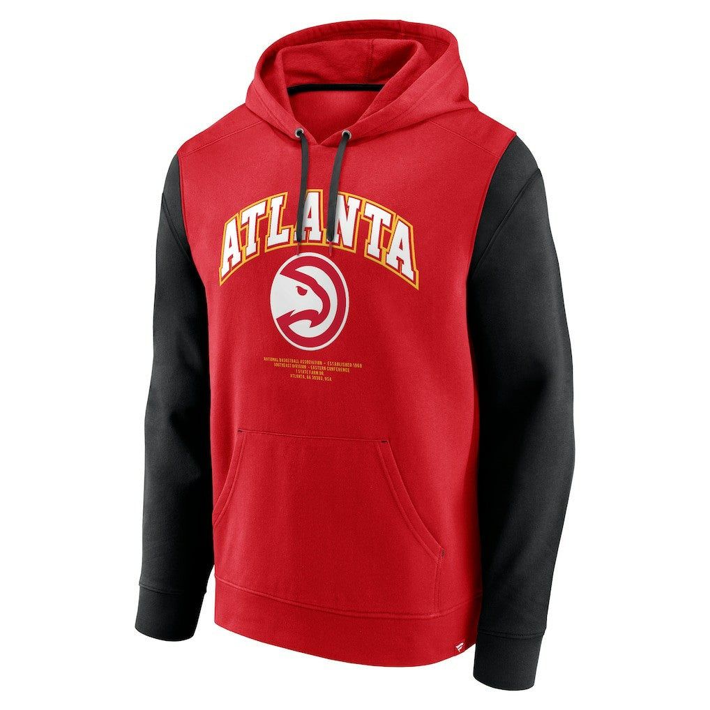 Fanatics Atlanta Hawks Scorer Pullover Hoodie Red