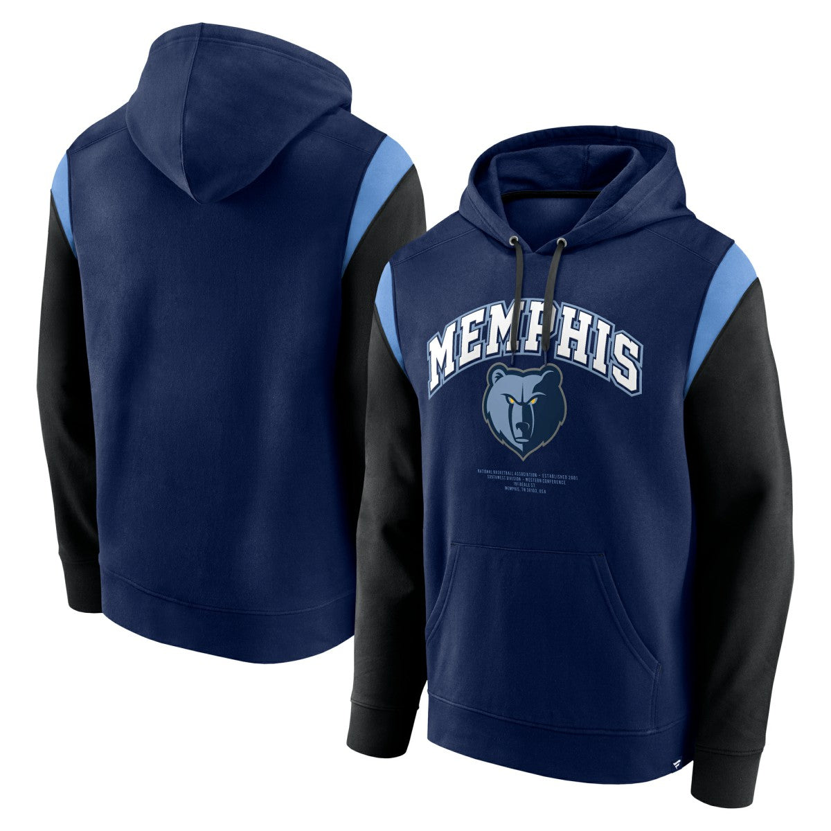 Fanatics Memphis Grizzlies Scorer Pullover Hoodie Navy