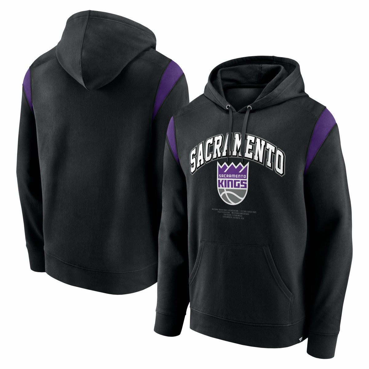 Fanatics Sacramento Kings Scorer Pullover Hoodie Black