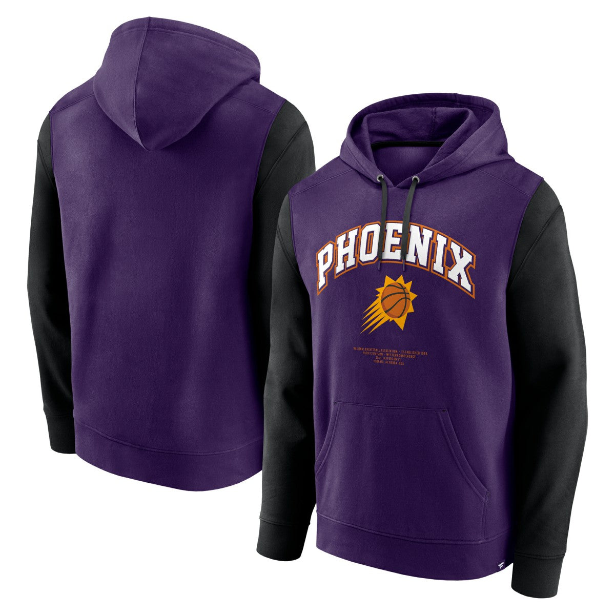 Fanatics Phoenix Suns Scorer Pullover Hoodie Purple/Black
