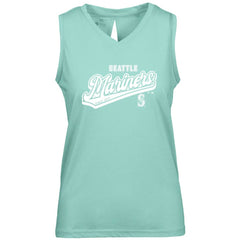 Seattle Mariners Levelwear Women's  Paisley Sweep V-Neck Tank Top Discount