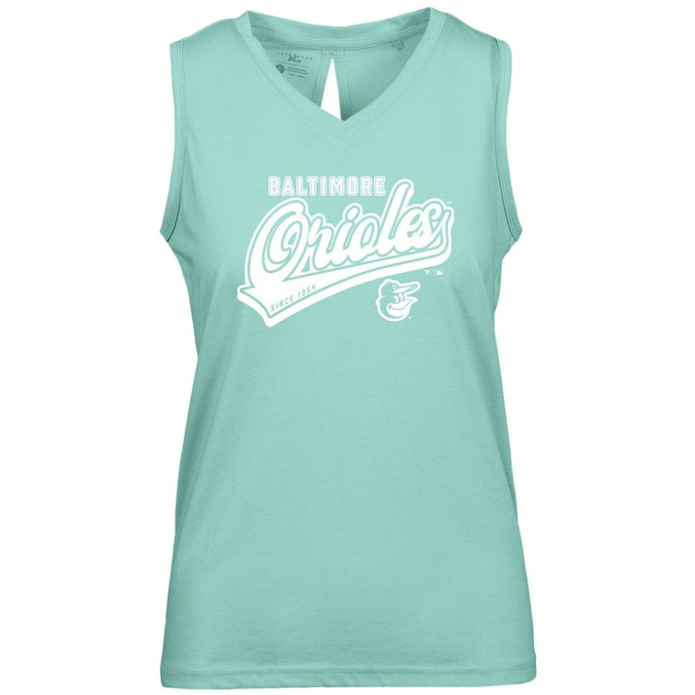 Baltimore Orioles Levelwear Women's  Paisley Sweep V-Neck Tank Top Near Me