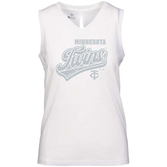 Minnesota Twins Levelwear Women's  Paisley Sweep V-Neck Tank Top Near Me