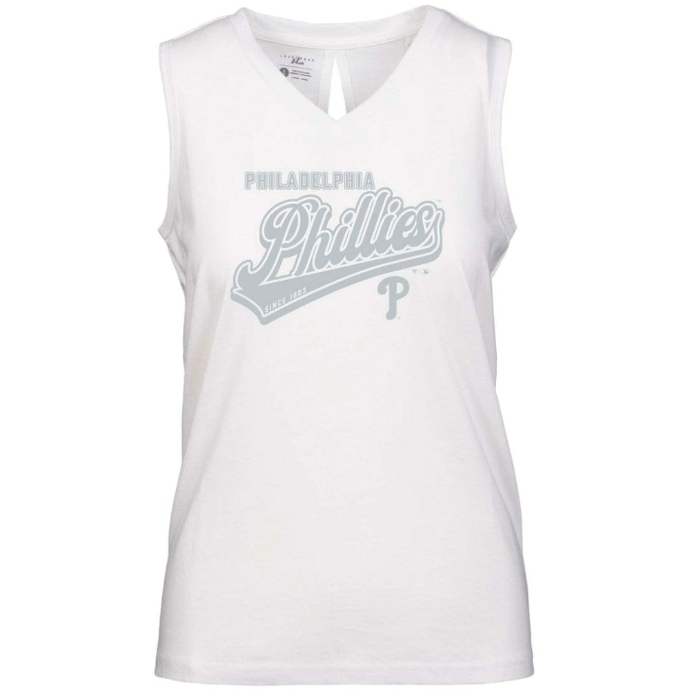 Philadelphia Phillies Levelwear Women's  Paisley Sweep V-Neck Tank Top Online