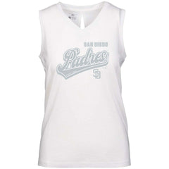 San Diego Padres Levelwear Women's  Paisley Sweep V-Neck Tank Top Near Me