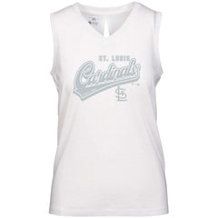 St. Louis Cardinals Levelwear Women's  Paisley Sweep V-Neck Tank Top Near Me