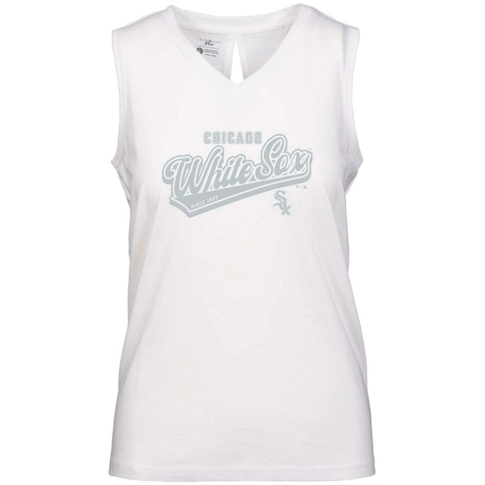 Chicago White Sox Levelwear Women's  Paisley Sweep V-Neck Tank Top Near Me