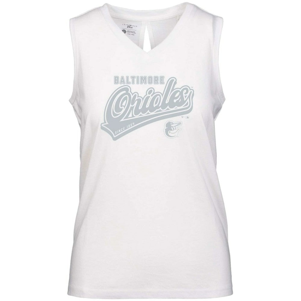 Baltimore Orioles Levelwear Women's  Paisley Sweep V-Neck Tank Top Discount