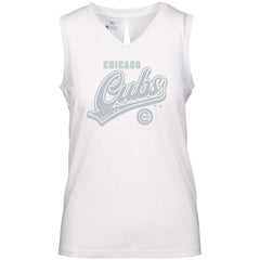 Chicago Cubs Levelwear Women's  Paisley Sweep V-Neck Tank Top for sale