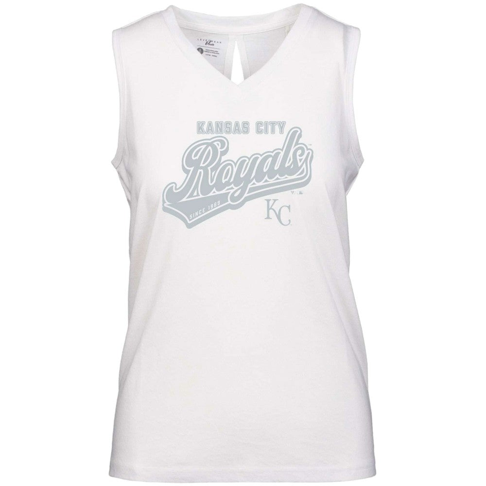Kansas City Royals Levelwear Women's  Paisley Sweep V-Neck Tank Top Online