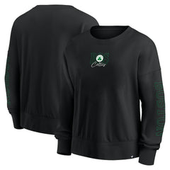 Fanatics Boston Celtics Women's Oversized Game Day Pullover Sweatshirt Black