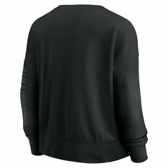 Fanatics San Antonio Spurs Women's Oversized Game Day Pullover Sweatshirt Black