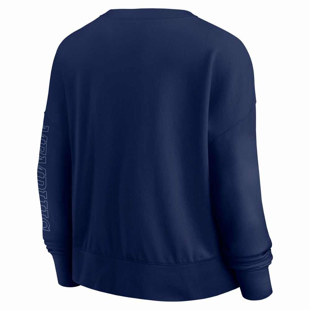 Fanatics Memphis Grizzlies Women's Oversized Game Day Pullover Sweatshirt Navy