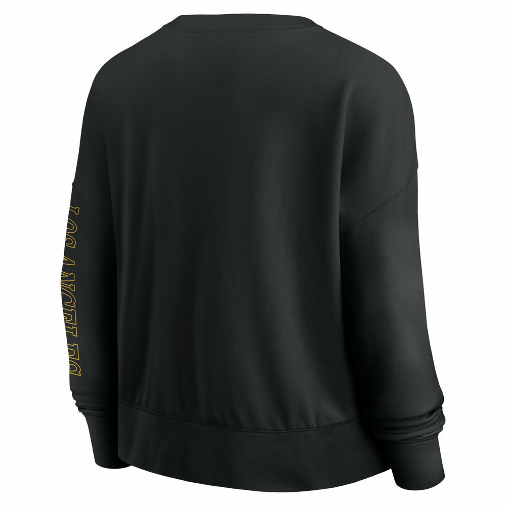 Fanatics Los Angeles Lakers Women's Oversized Game Day Pullover Sweatshirt Black