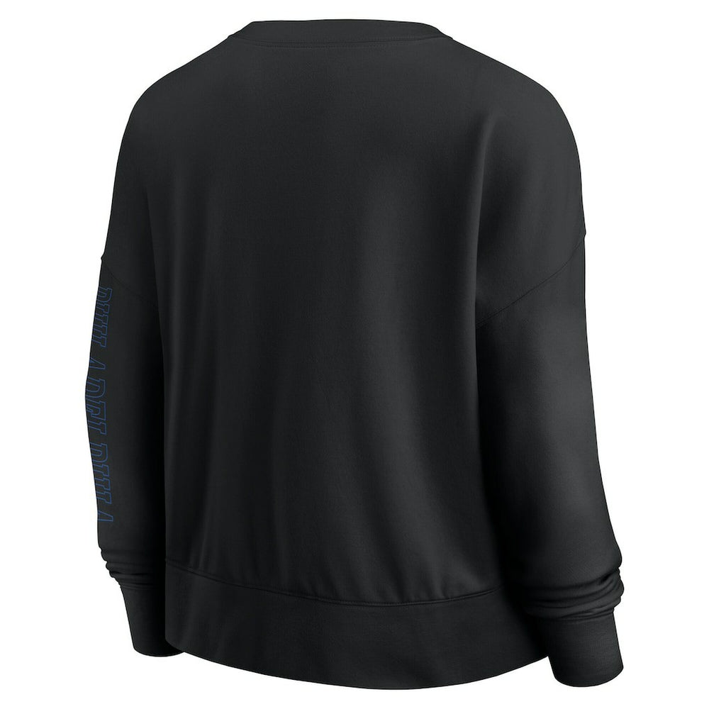 Fanatics Philadelphia 76ers Women's Oversized Game Day Pullover Sweatshirt Black