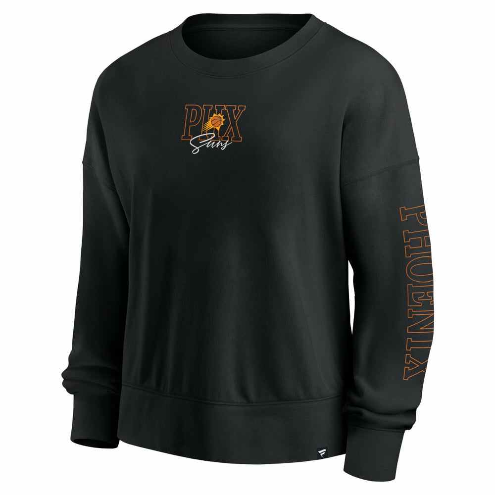Fanatics Phoenix Suns Women's Oversized Game Day Pullover Sweatshirt Black