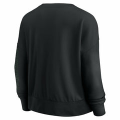 Fanatics Milwaukee Bucks Women's Oversized Game Day Pullover Sweatshirt Black