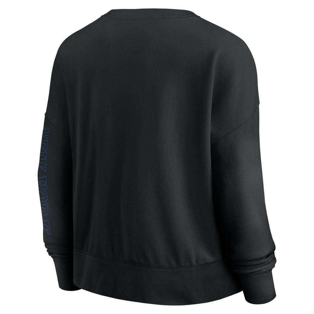 Fanatics New York Knicks Women's Oversized Game Day Pullover Sweatshirt Black