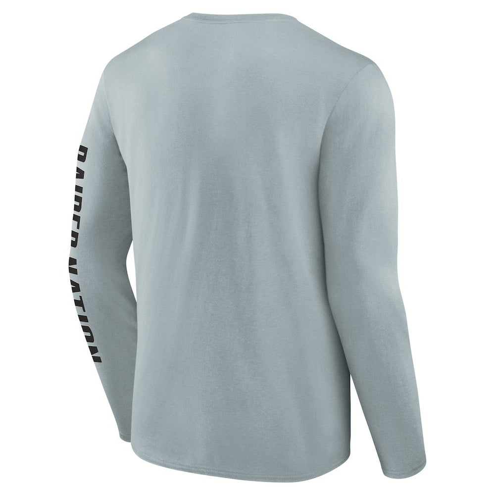 Las Vegas Raiders Vision Long Sleeve T-Shirt - Gray - Fanatics