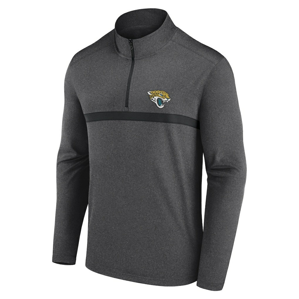 Jacksonville Jaguars Head-to-Head Quarter-Zip Pullover - Charcoal - Fanatics