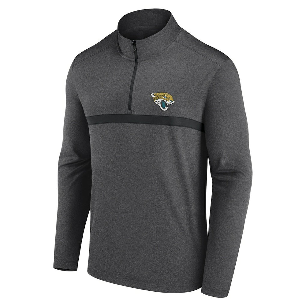 Jacksonville Jaguars Head-to-Head Quarter-Zip Pullover - Charcoal - Fanatics