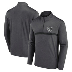 Las Vegas Raiders Head-to-Head Quarter-Zip Pullover - Charcoal - Fanatics