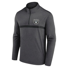Las Vegas Raiders Head-to-Head Quarter-Zip Pullover - Charcoal - Fanatics