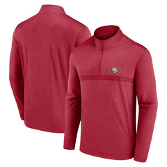 San Francisco 49ers Head-to-Head Quarter-Zip Pullover - Scarlet - Fanatics