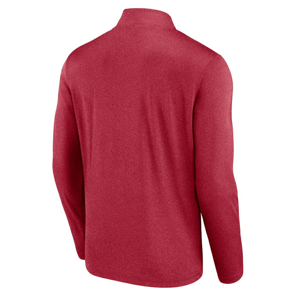 San Francisco 49ers Head-to-Head Quarter-Zip Pullover - Scarlet - Fanatics