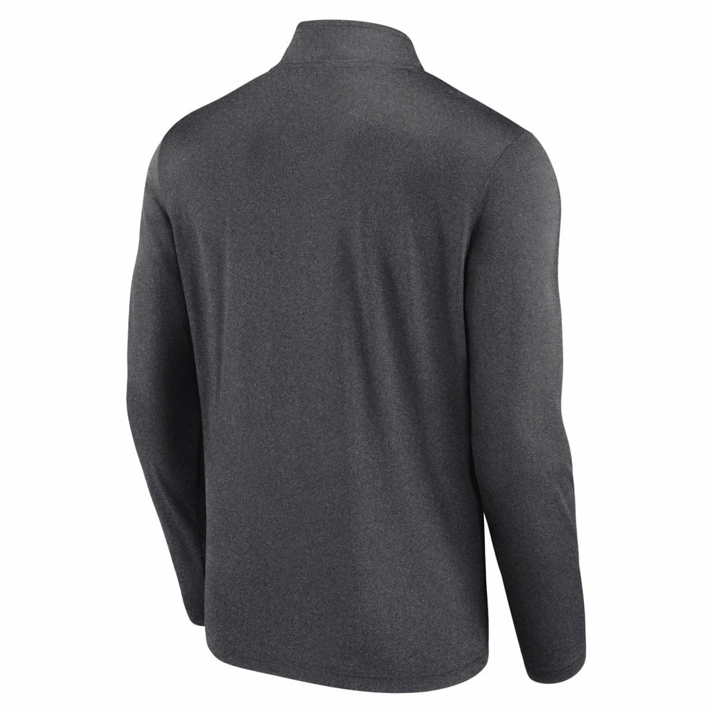 New York Jets Head-to-Head Quarter-Zip Pullover - Heather Charcoal - Fanatics