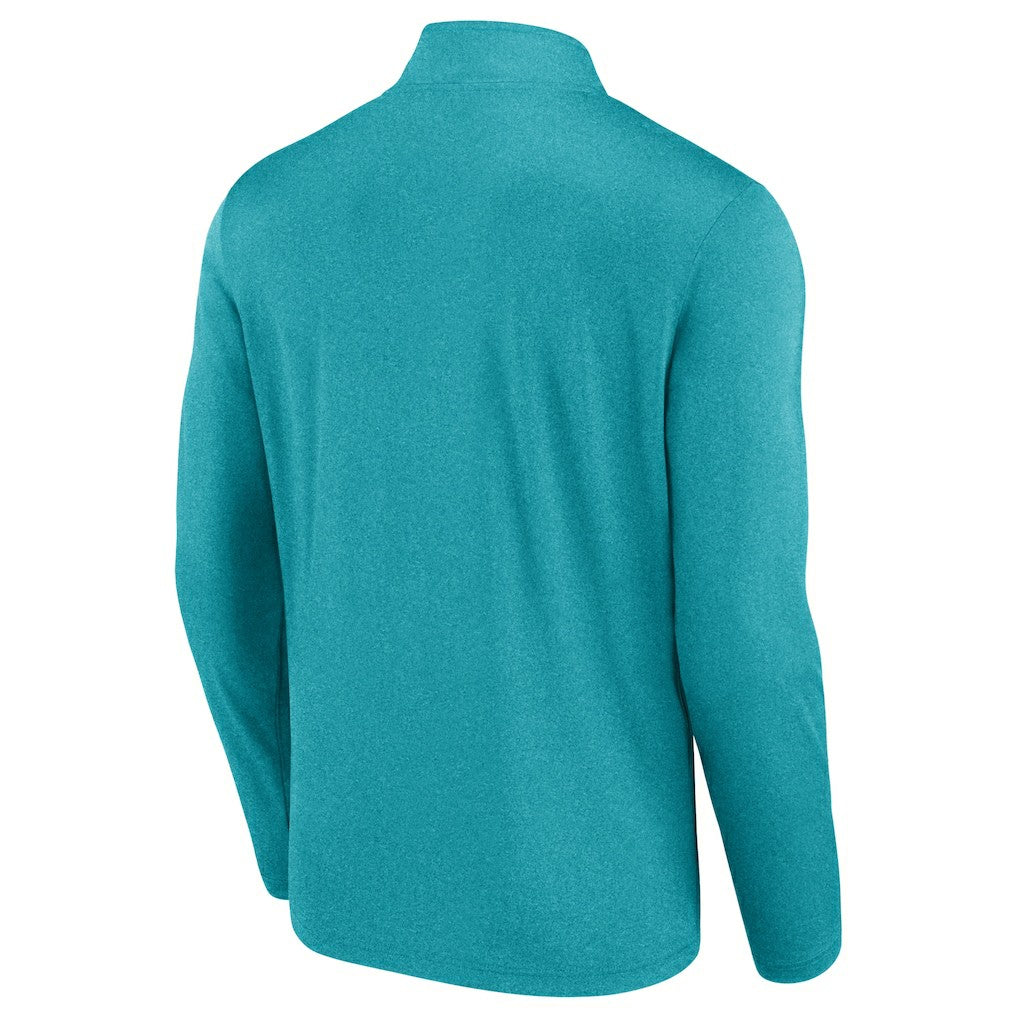 Miami Dolphins Head-to-Head Quarter-Zip Pullover - Aqua - Fanatics