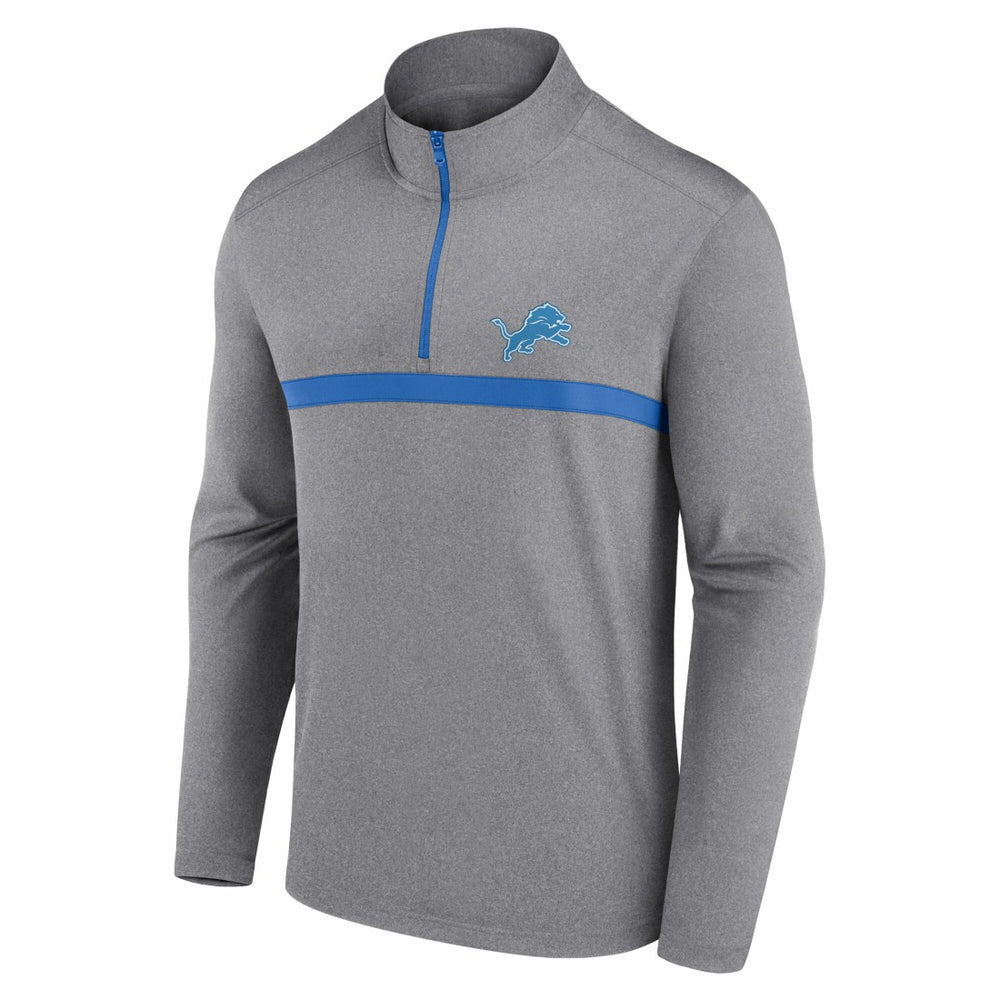 Detroit Lions Head-to-Head Quarter-Zip Pullover - Gray - Fanatics