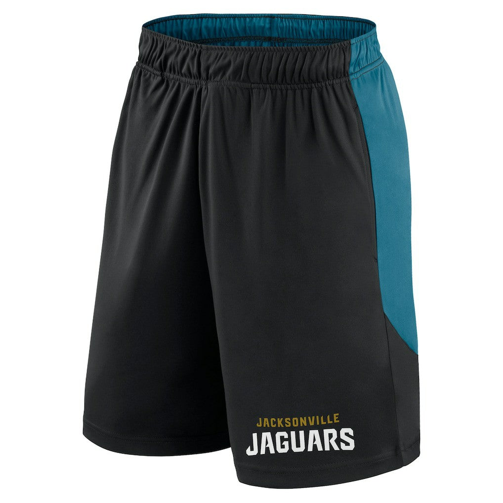 Jacksonville Jaguars Launch Shorts - Black/Teal - Fanatics