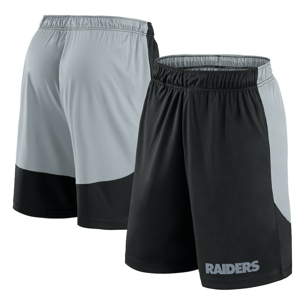 Las Vegas Raiders Launch Shorts - Black/Silver - Fanatics