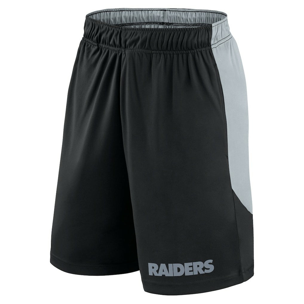 Las Vegas Raiders Launch Shorts - Black/Silver - Fanatics