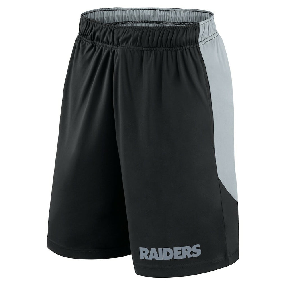 Las Vegas Raiders Launch Shorts - Black/Silver - Fanatics