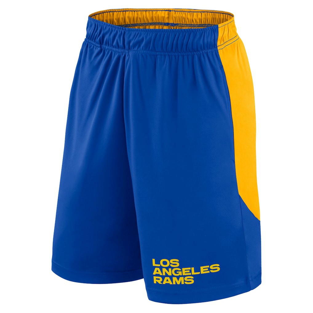 Los Angeles Rams Launch Shorts - Royal/Gold - Fanatics
