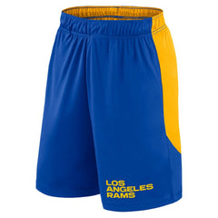Los Angeles Rams Launch Shorts - Royal/Gold - Fanatics