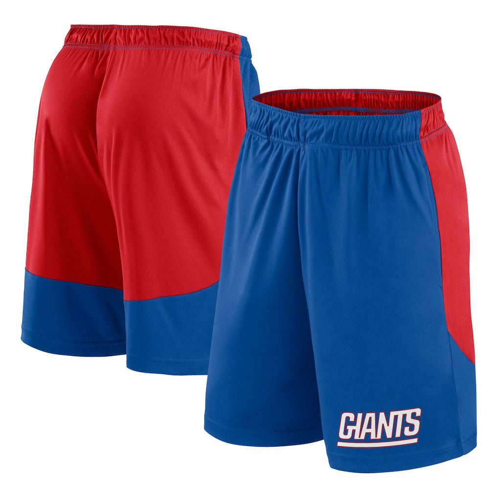 New York Giants Launch Shorts - Royal/Red - Fanatics