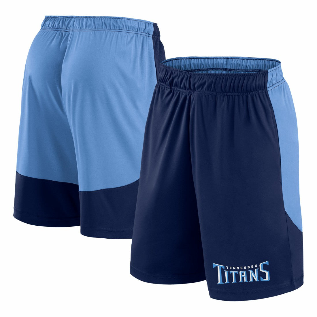 Tennessee Titans Launch Shorts - Navy/Light Blue - Fanatics