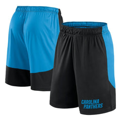 Carolina Panthers Launch Shorts - Black/Blue - Fanatics