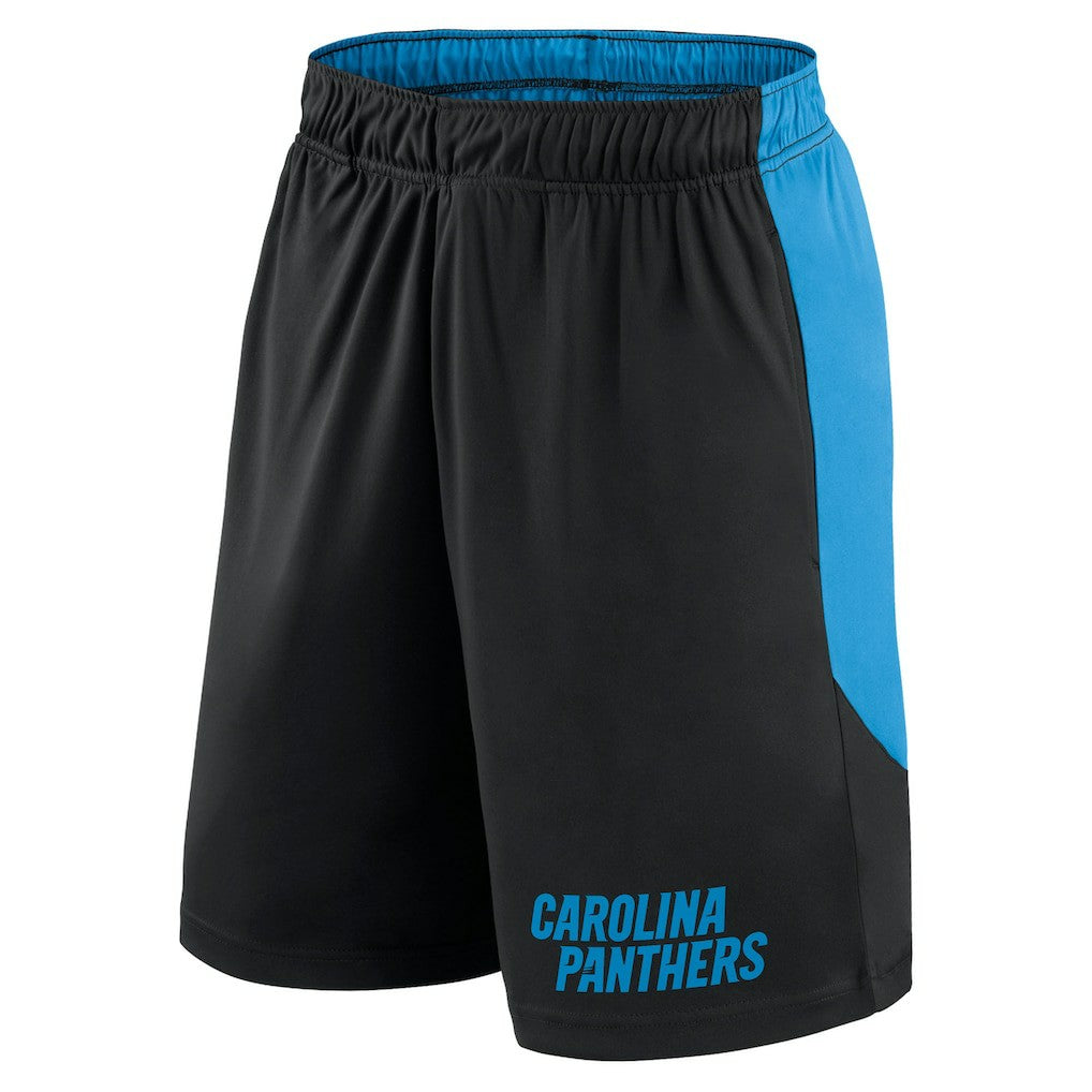 Carolina Panthers Launch Shorts - Black/Blue - Fanatics