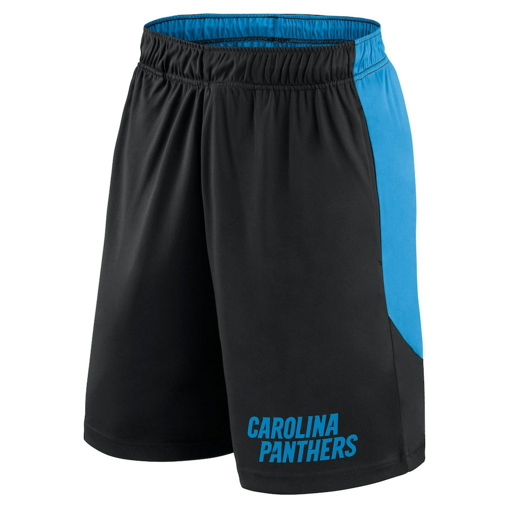Carolina Panthers Launch Shorts - Black/Blue - Fanatics