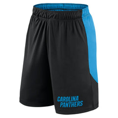Carolina Panthers Launch Shorts - Black/Blue - Fanatics