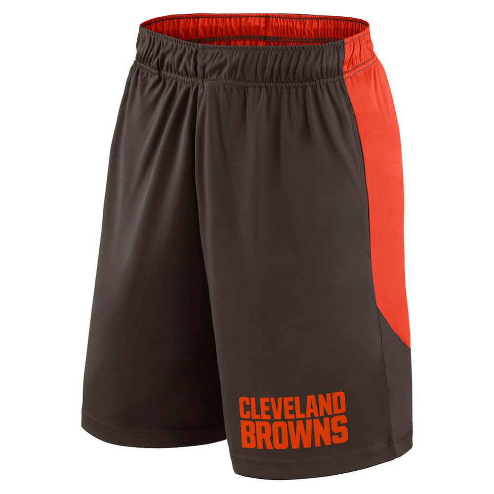 Cleveland Browns Launch Shorts - Brown/Red - Fanatics