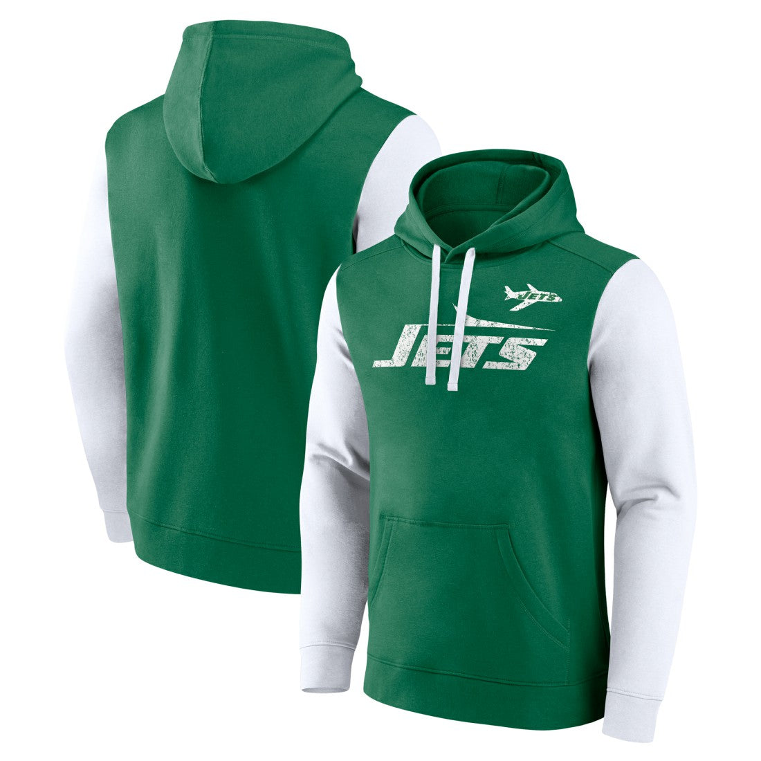 New York Jets Fleece Pullover Hoodie - Kelly Green - Fanatics