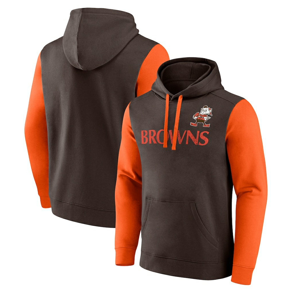 Cleveland Browns Fleece Pullover Hoodie - Brown - Fanatics