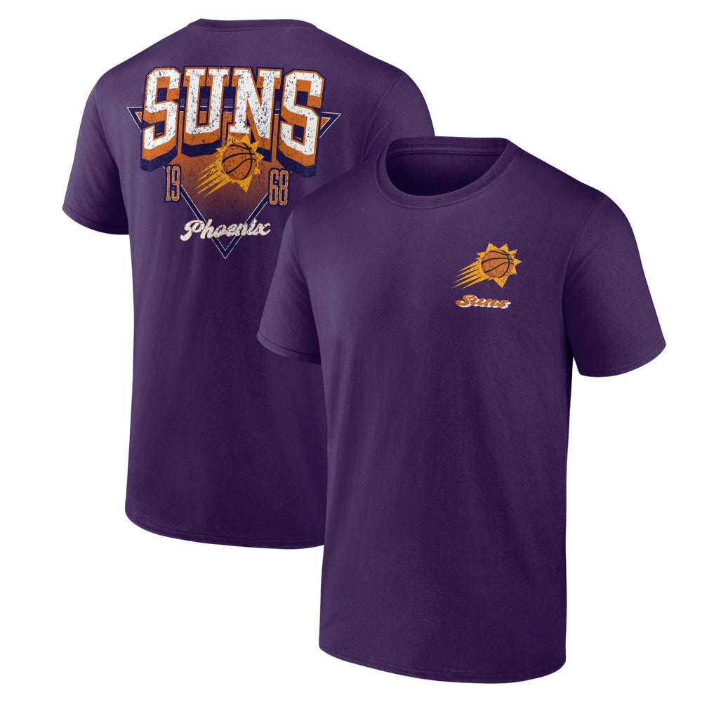 Phoenix Suns Logo Athletic Never Over T-Shirt Purple